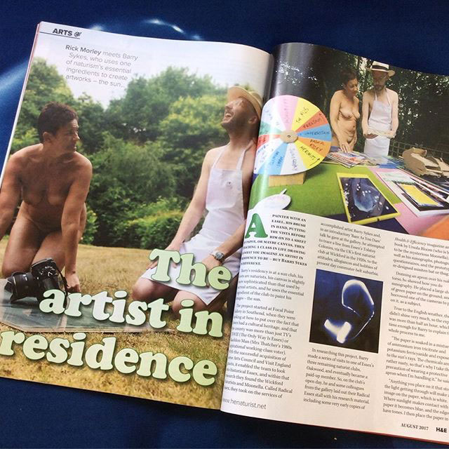Naked Artist in Residence