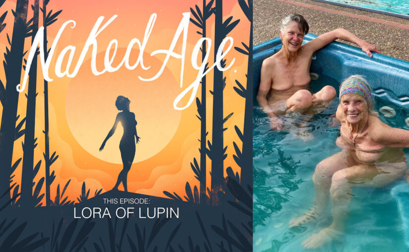 Naked Age logo and Laura of Lupin