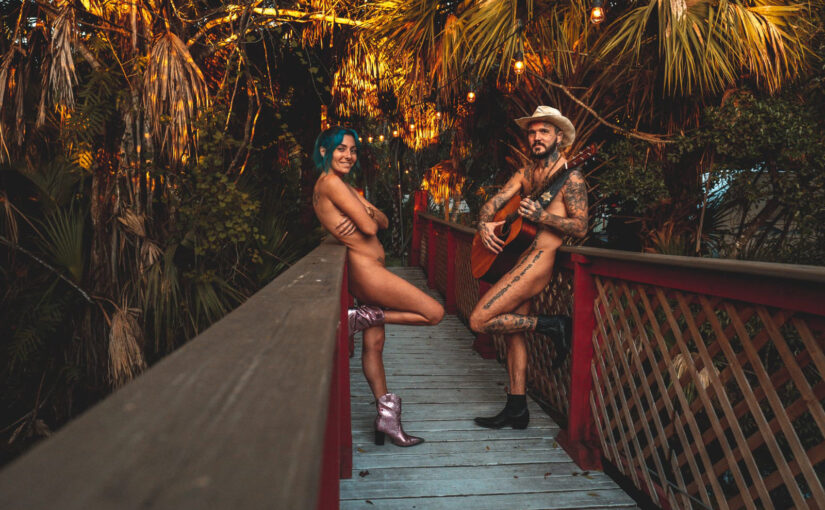 Céline and Jérémy of the Just Married Band